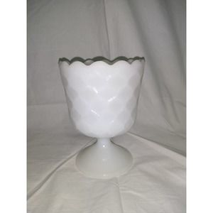E.O Brody MJ-42 milk glass candy dish